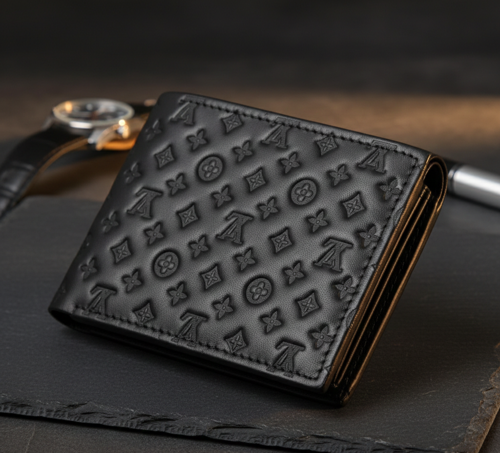Premium Embossed Leather Wallet 💼