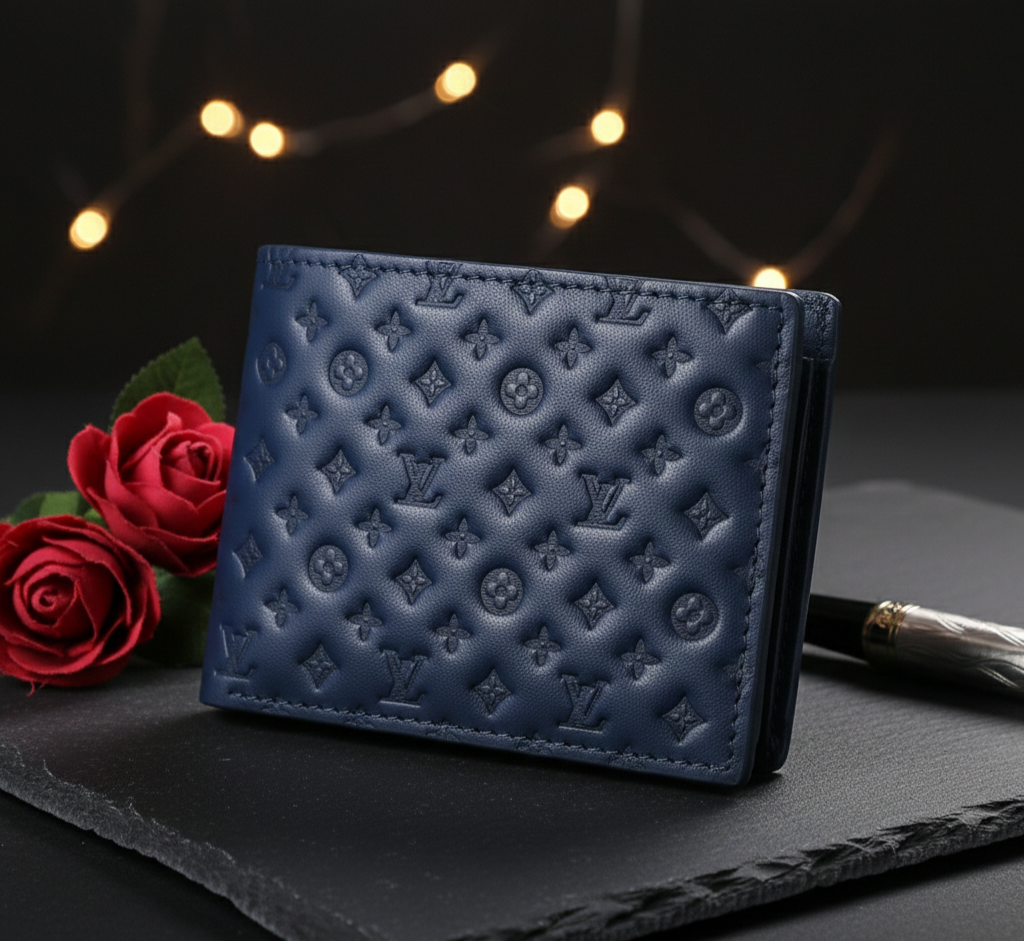 Premium Embossed Leather Wallet 💼