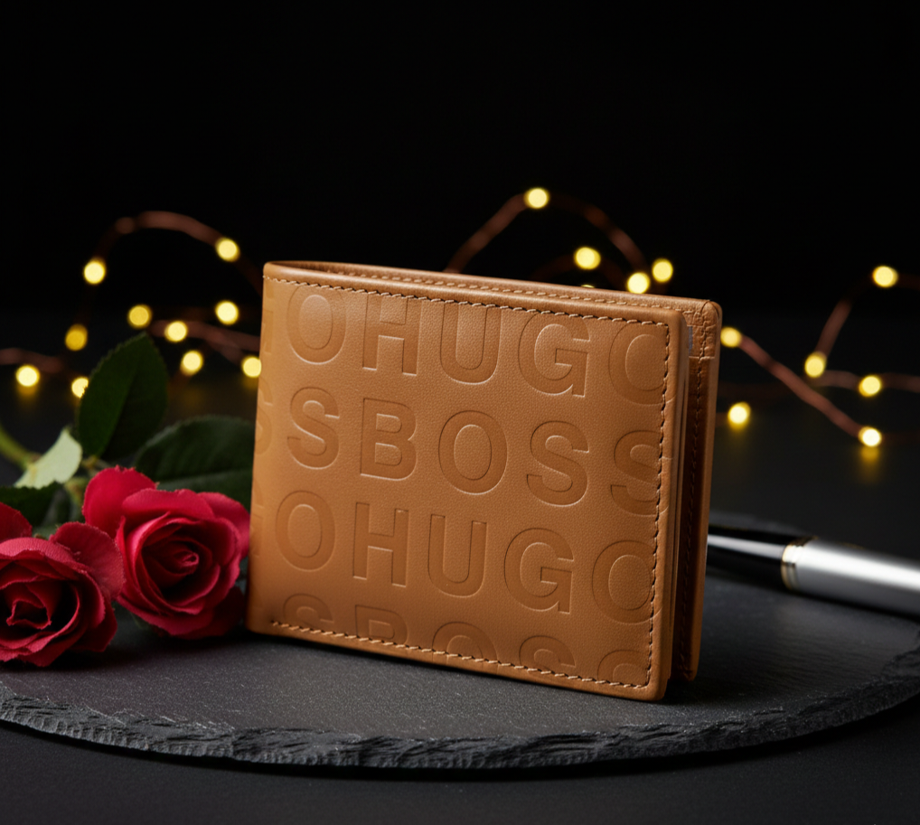 Premium Embossed Leather Wallet 💼
