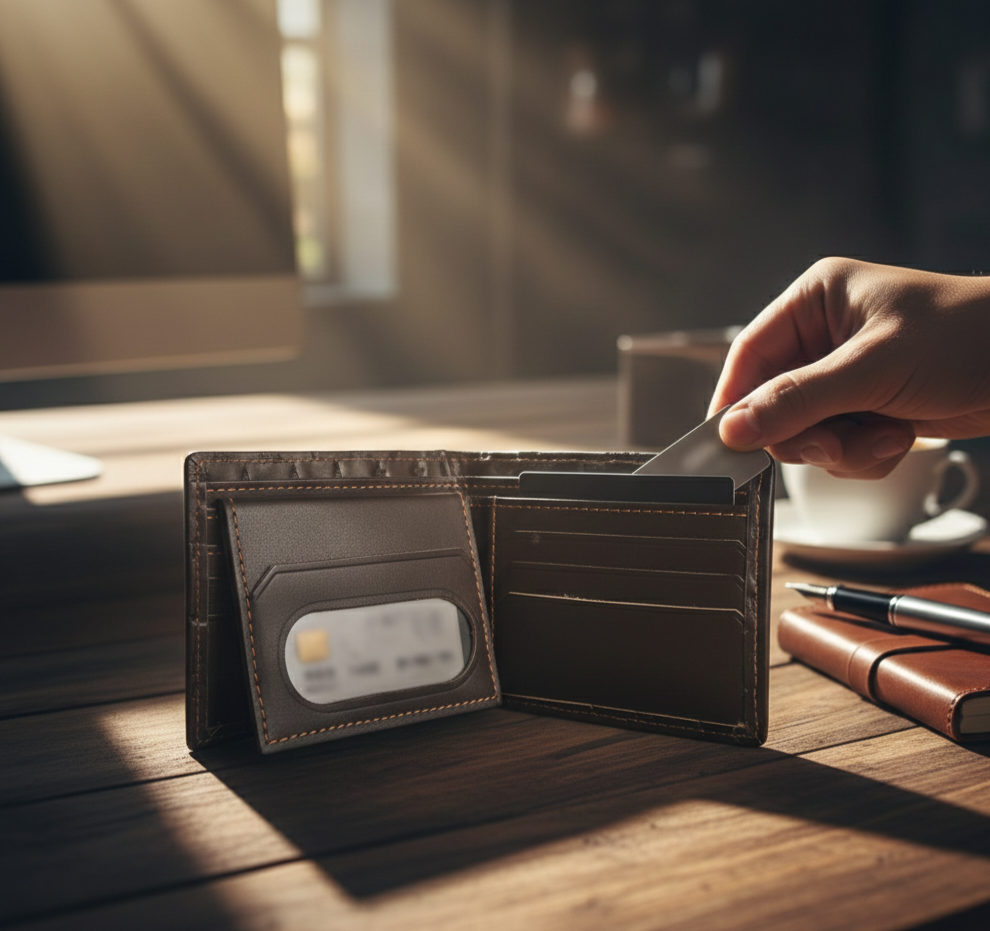 Premium Embossed Leather Wallet 💼