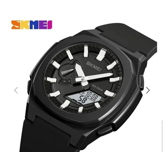 Skmei – 2091 – Digital Analog – Black/White-White