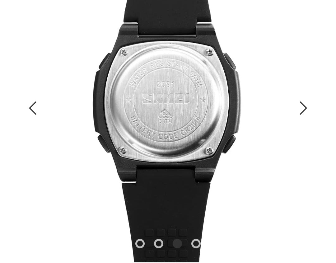 Skmei – 2091 – Digital Analog – Black/White-White